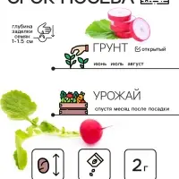 Семена Редис "Жара", 2 г