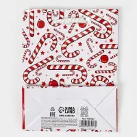 Пакет подарочный новогодний ламинированный &laquo;Зимняя история&raquo;, S 12 х 15 х 5.5 см