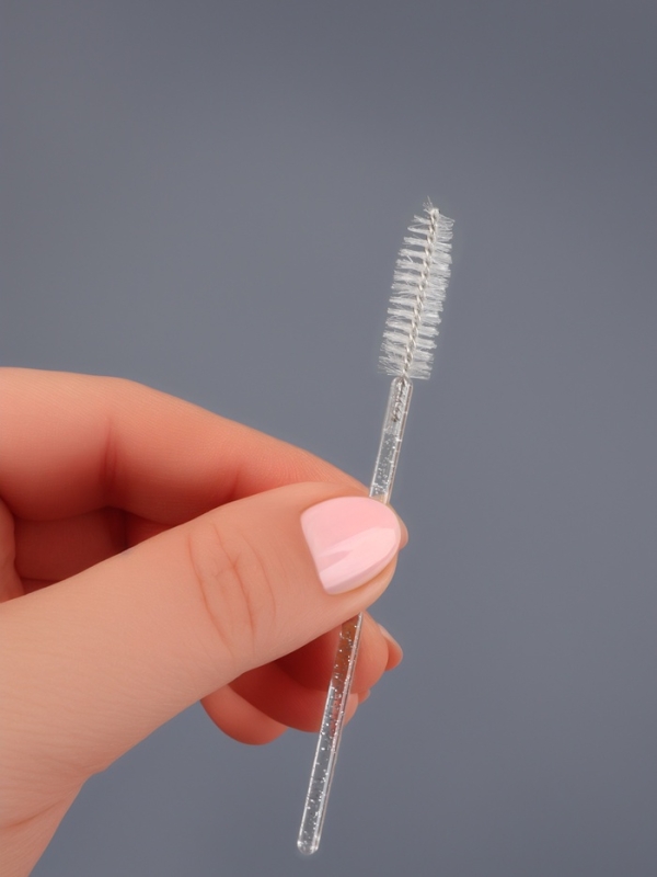 Щёточки для бровей и ресниц, набор - 50 шт, 10 см, цвет белый/прозрачный