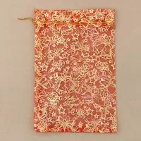 Мешочек подарочный органза &laquo;Новогодние игрушки&raquo;, 20 х 30 см +/- 1.5 см