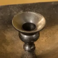 Подсвечник "Средневековье" алюминий 25,5х18х7,5 см