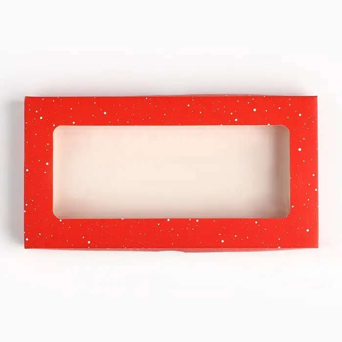 Коробка для шоколада &laquo;Яркие огни&raquo;, с окном, 16.4 х 8.4 х 1.7 см