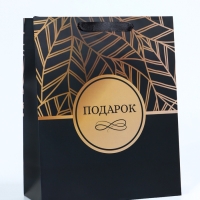 Пакет подарочный ламинированный вертикальный &laquo;Подарок&raquo;, M 26 &times; 32 &times; 12 см