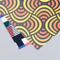 Бумага для скрапбукинга двусторонняя "Color geometry" плотность 180 гр 30,5х32 см
