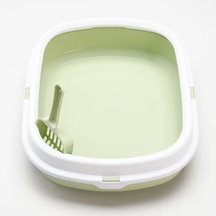 Туалет с бортом 40&times;34&times;11 см, зелёный