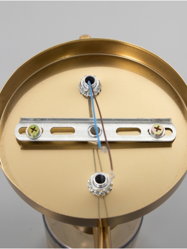 Люстра "Океан" 1х40Вт Е27 латунь 22х15х28см