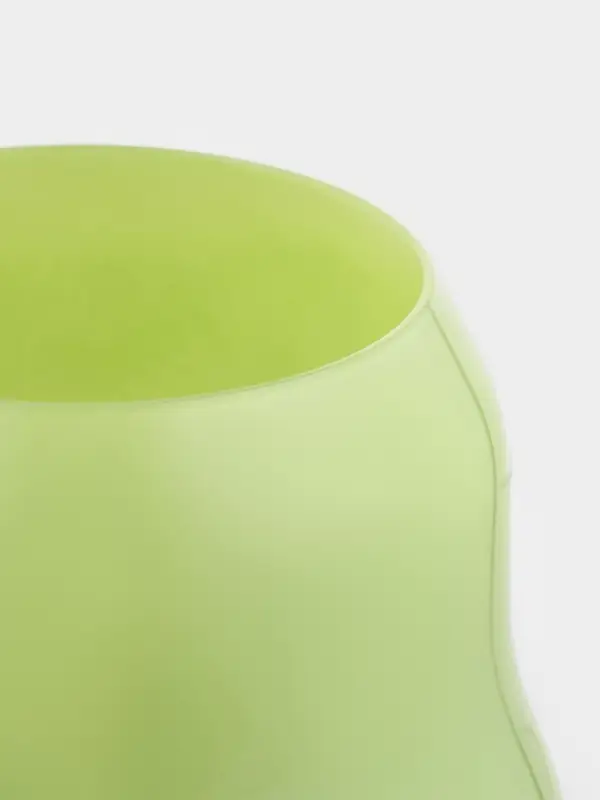 Бокалы для вина Pint, 465 мл, 8&times;19 см, набор 2 шт., стекло, зелёные, белые