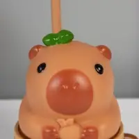 Ночник "Капибара в чашке" 8хLED 3Вт 5V USB АКБ 2 режима 9,5х9,5х28,5 см