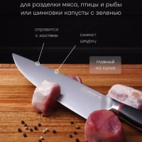 Набор кухонных ножей из 3 предметов PRO collection 3SS