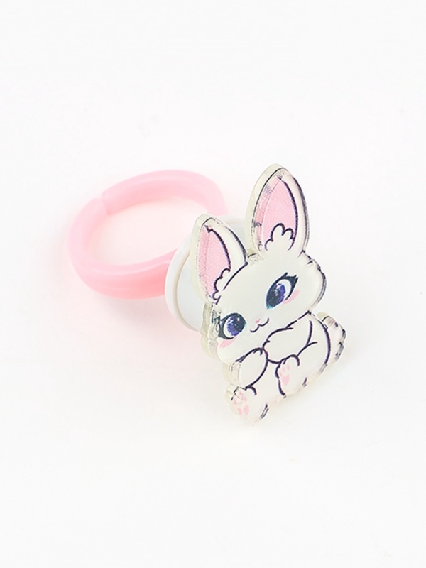 Кольцо крутящиеся детское  "Самой милой", зайка