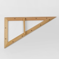 Линейка портновская &laquo;Угольник&raquo;, 50 &times; 32,5 см, дерево