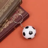 Брелок для ключей на кольце &laquo;Футбольный мяч&raquo;, пластик, 3&times;3&times;3 см, МИКС