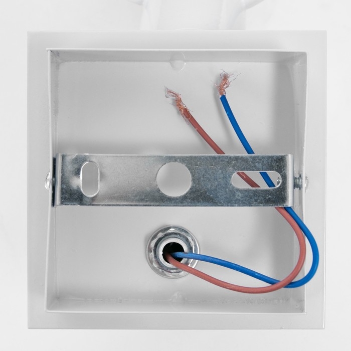 Бра "Человечек" E27 40Вт белый 14х14х17 см