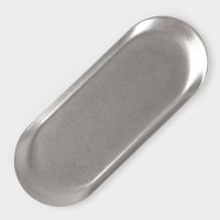 Тарелка овальная 22,8х9х1см, 201 сталь