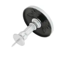 Крючок для штор CAPPIO KS032, d=98 мм, цвет серебро с золотом, 2 шт