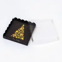 Коробка для печенья, &laquo;Праздничная ёлка&raquo;, 18&times;18&times;3 см