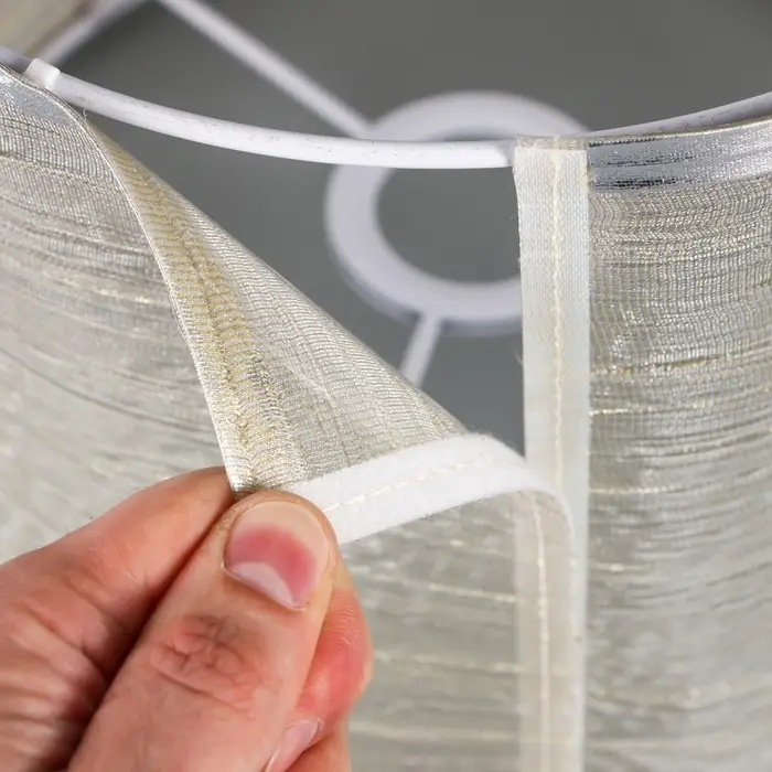 Абажур E27 серый 25х25х20см