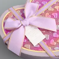 Набор коробок 3 в 1 сердца 22 х 20 х 9;  18.5 х 17 х 7.5; 16 х 14 х 6 см