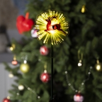 Светодиодная игрушка на палочке &laquo;Олень&raquo; 10 &times; 28 &times; 3 см, батарейки LR44х3 (в комплекте), свечение тёплое белое