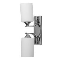 Бра 2490/2CR E27 40Вт хром 30х20 см