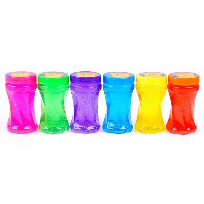 Лизун - слайм &laquo;Бутыль&raquo;, с блёстками, цвета МИКС