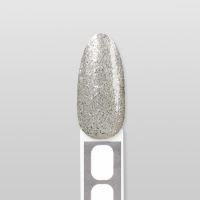 Гель лак для ногтей &laquo;COLOR CHROME&raquo;, 3-х фазный, 10 мл, LED/UV, цвет серебристый (65)