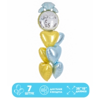 Набор фольгированных шаров &laquo;Колечко&raquo;, 7 шт.