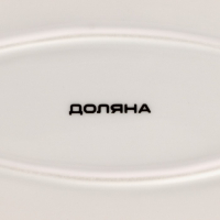 Блюдо фарфоровое Доляна &laquo;Млечный путь&raquo;, 29,5&times;17,5 см, цвет белый в крапинку