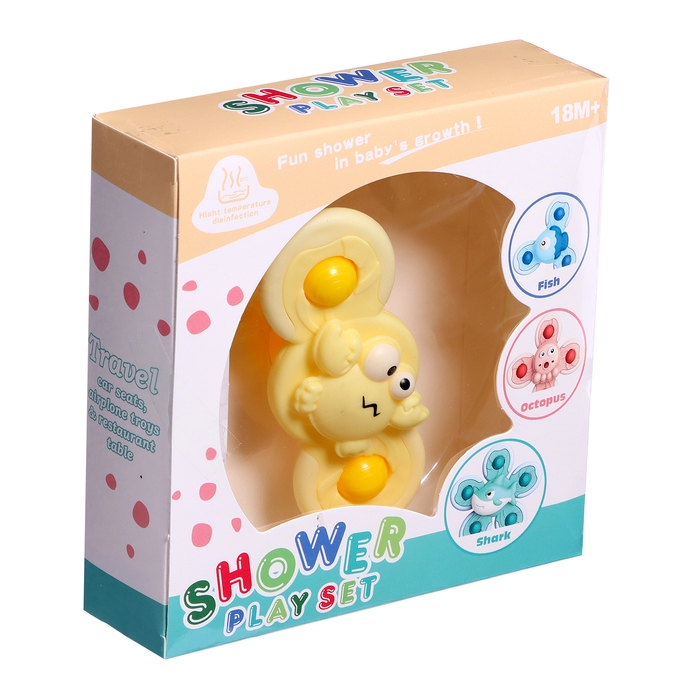 Спиннер для ванной &laquo;Крабик&raquo;, на присоске