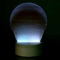 Набор для творчества &laquo;Новогодний ночник&raquo;, 5 трафаретов, с маркером