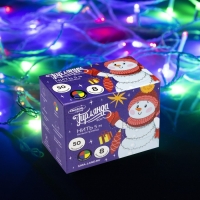 Гирлянда &laquo;Нить&raquo; 5 м, IP20, белая нить, 50 LED, свечение мульти, 8 режимов, 220 В