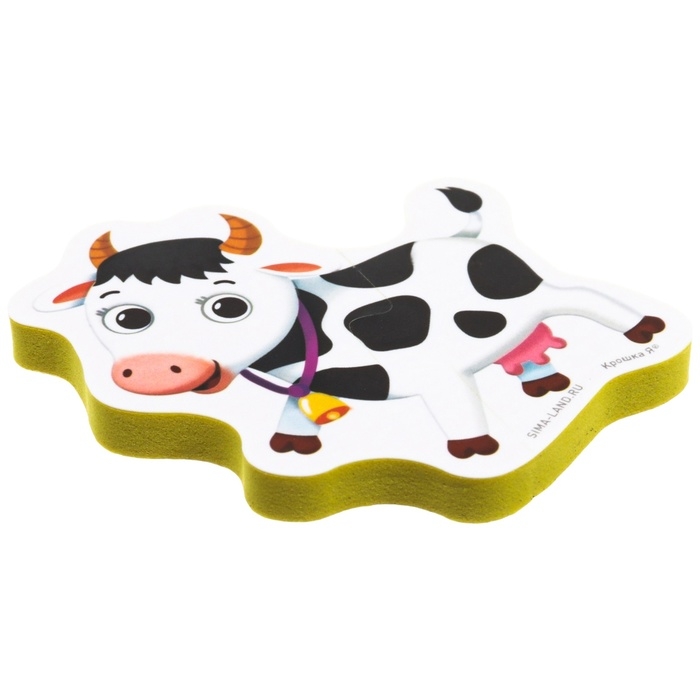 Мягкий пазл для малышей &laquo;Собираем животных&raquo;, 20 пазлов, 40 деталей, Крошка Я