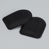 Подпяточники для обуви, клеевая основа, 8,3 &times; 6,5 см, пара, цвет чёрный