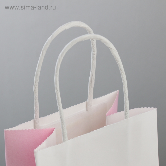 Пакет подарочный крафт, упаковка, &laquo;Be happy&raquo;, 12 х 21 х 9 см