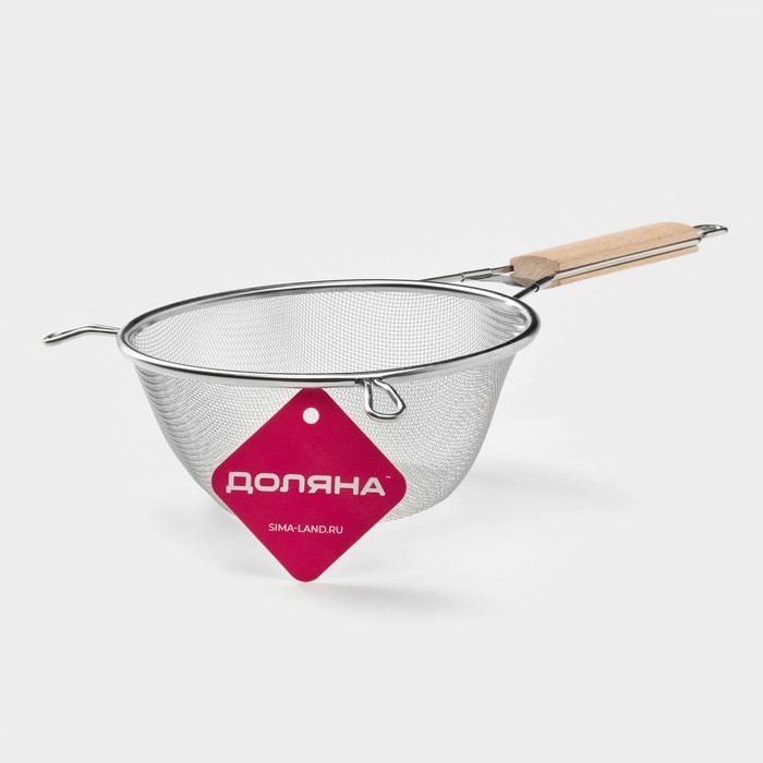Сито для просеивания с ручкой Доляна &laquo;Стандарт&raquo;, d=18 см