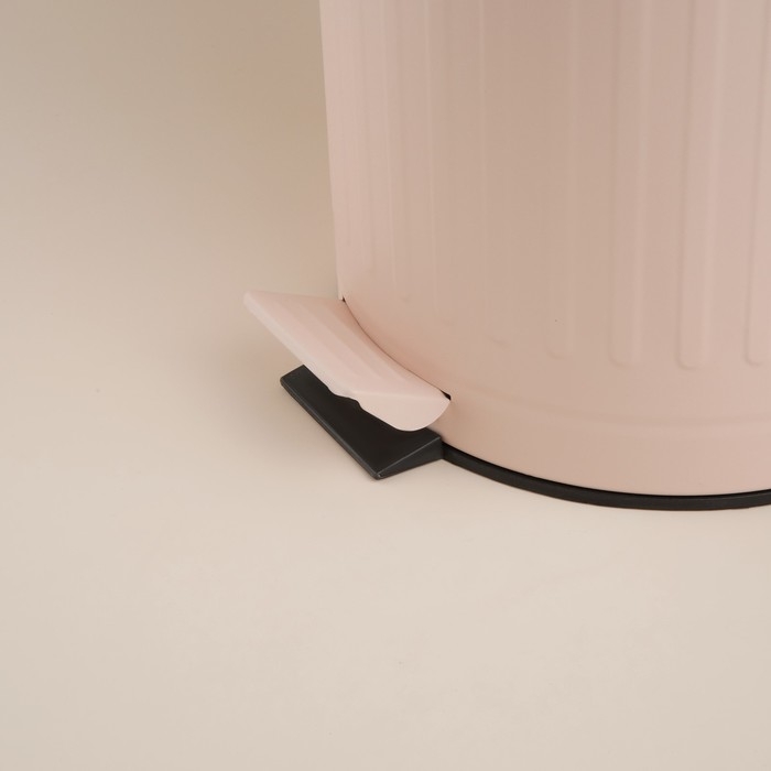 Ведро для мусора SL Home, 12 л, 27&times;32&times;43 см, цвет бежевый