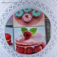 Ваза для хлеба и фруктов &laquo;Зефир. Принт&raquo;, d=20 см, цвет МИКС