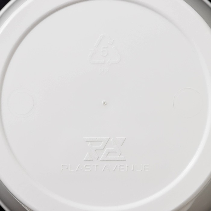 Кашпо для цветов со вставкой &laquo;Грация&raquo;, 2 л, цвет белый