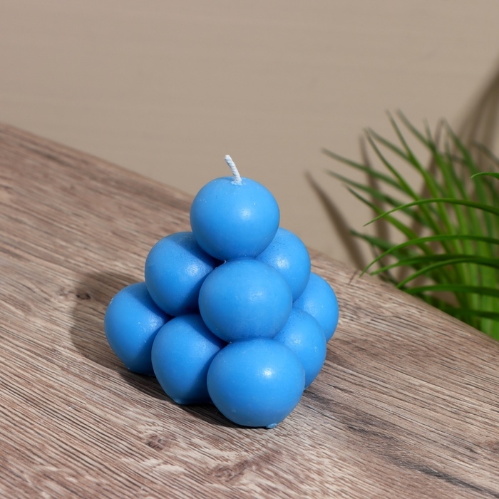 Свеча "Пирамидка" 7,5х7,5х7,5 см, соевый воск МИКС