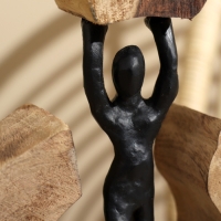 Сувенир "Сила" полим. смола, манговое дерево 17х5х23 см