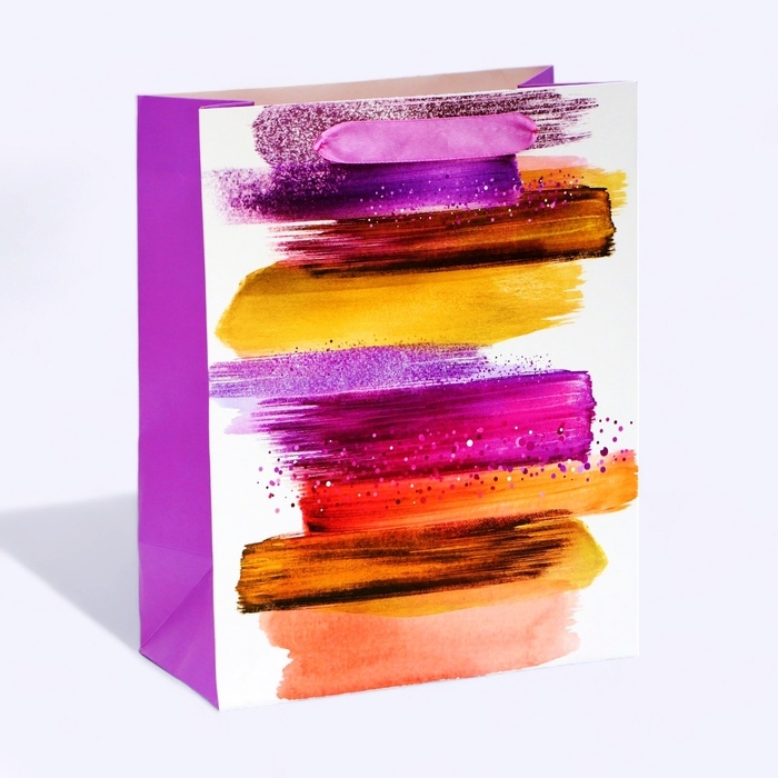 Пакет ламинированный &laquo;Мазки&raquo;, MS 18 &times; 23 &times; 10 см