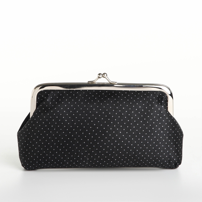 Косметичка на фермуаре, цвет чёрный