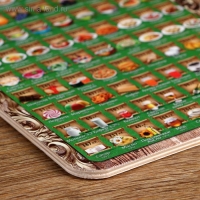 Доска разделочная и сервировочная сувенирная "Калорийность 2", 19,5&times;27,5 см