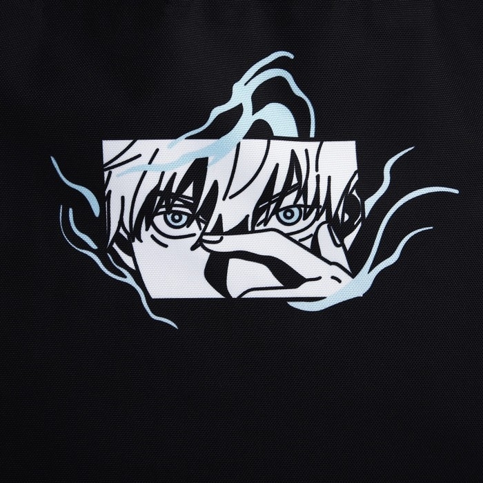 Шопер &laquo;Аниме&raquo; 35х0.5х40 см, отд без молнии, без подклада, чёрный