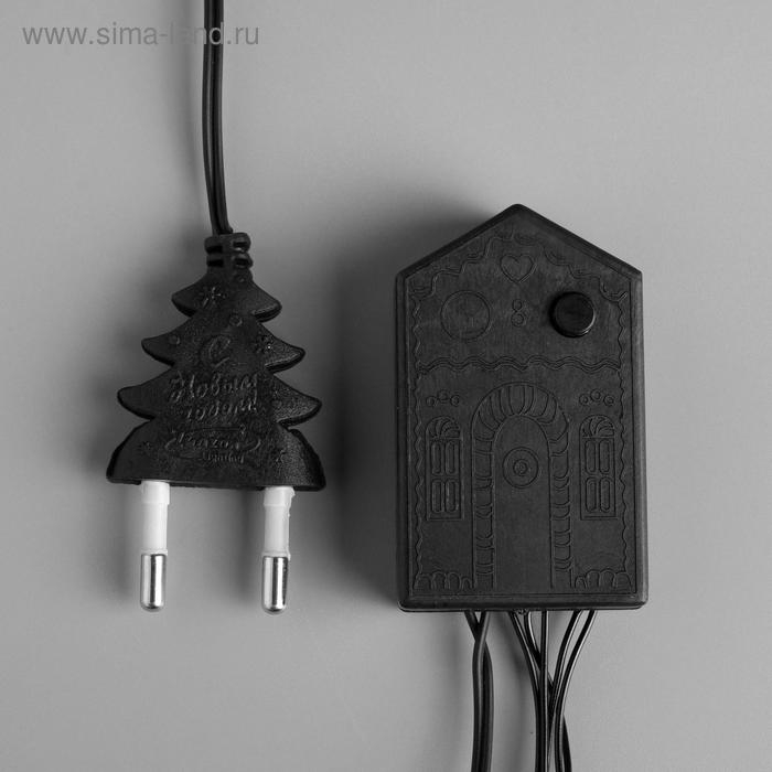 Гирлянда «Нить» 7 м, IP20, тёмная нить, 180 ламп, свечение тёплое белое, 8 режимов, 220 В Гирлянда «Нить» 7 м, IP20, тёмная нить, 180 ламп, свечение тёплое белое, 8 режимов, 220 В