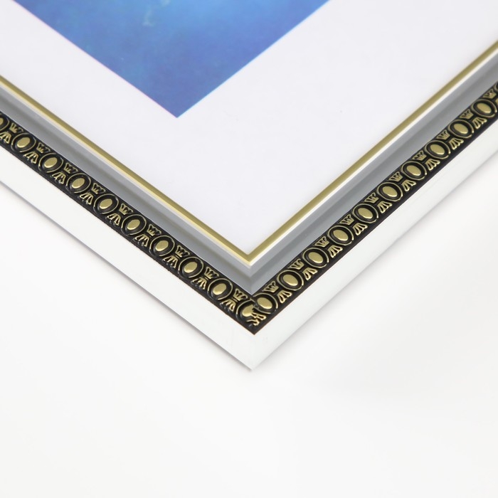 Фоторамка пластик "Камея" 21х30 см, серебро