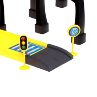 Гараж &laquo;Мегапаркинг&raquo;, 3 металлические машины, аксессуары