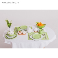 Кружка керамическая Доляна &laquo;Зелёный Горох&raquo;, 360 мл, цвет зелёный