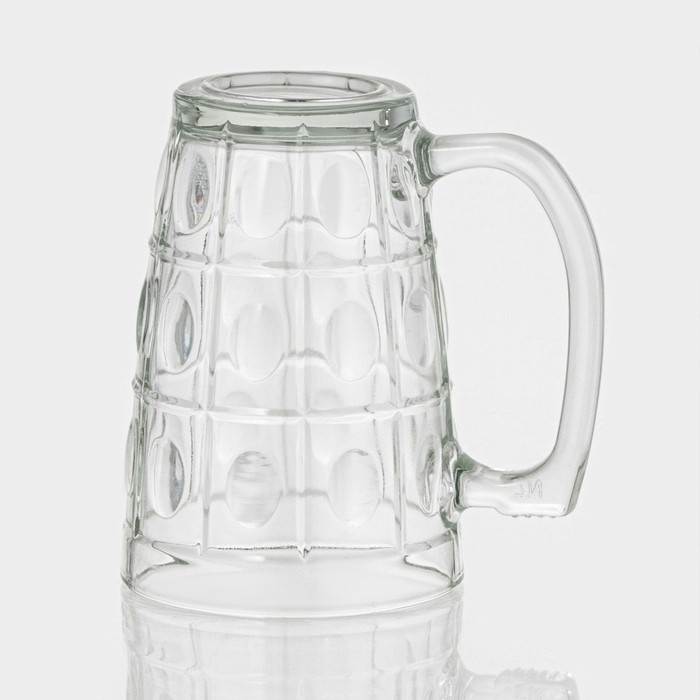 Кружка стеклянная для пива &laquo;Выигрыш&raquo;, 350 мл