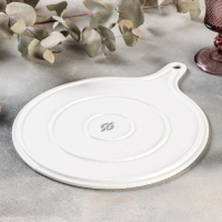 Блюдо фарфоровое для подачи Magistro &laquo;Гриль Бланш&raquo;, d=30,5 см, цвет белый